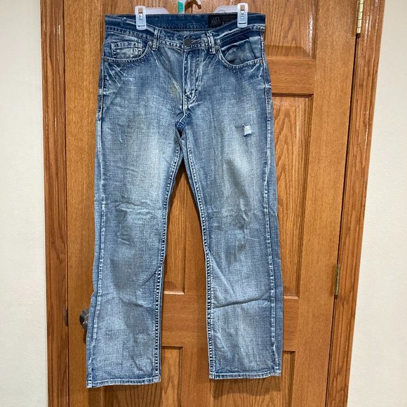 TK Axel Treadwell Relaxed Straight Men 32x32 Jeans - Picture 1 of 6